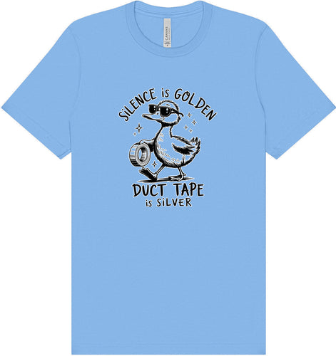 Silence Is Golden Adult Bella Canvas Shirt