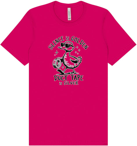 Silence Is Golden Adult Bella Canvas Shirt