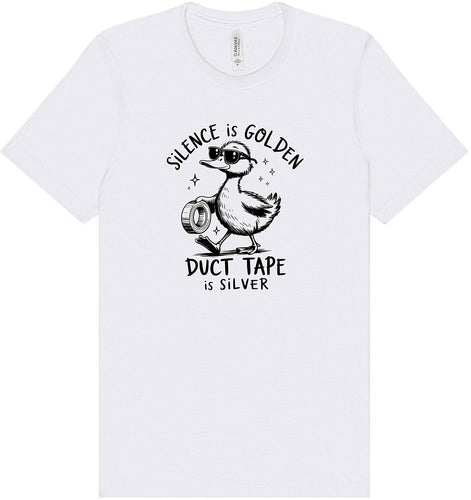 Silence Is Golden Adult Bella Canvas Shirt
