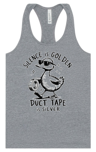 Silence Is Golden Women's Racerback Tank