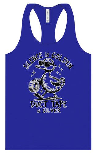 Silence Is Golden Women's Racerback Tank