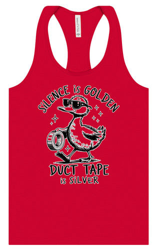 Silence Is Golden Women's Racerback Tank