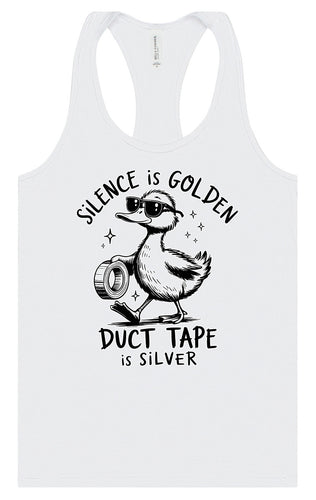 Silence Is Golden Women's Racerback Tank