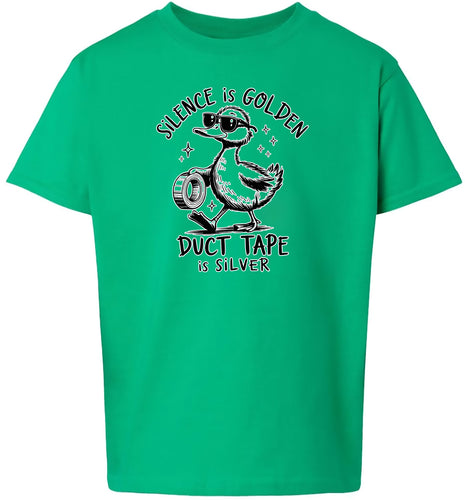 Silence Is Golden Children's Gildan Soft Shirt