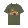 Sit. Stay. Cake. Golden Retriever T-Shirt | Funny Dog Mom Shirt
