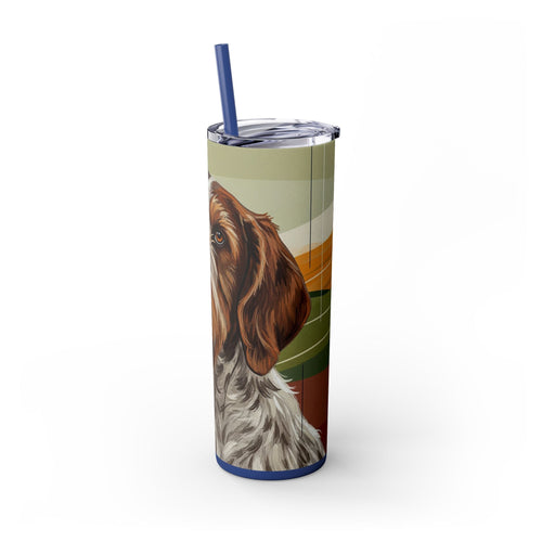 Skinny Tumbler with Straw – 20 oz Stainless Steel Cup