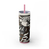 Skinny Tumbler with Straw – 20 oz Stainless Steel Cup