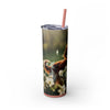 Skinny Tumbler with Straw – 20 oz Stainless Steel Cup