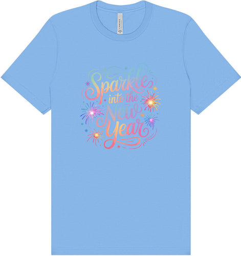 Sparkle into the New Year Adult Bella Canvas Shirt