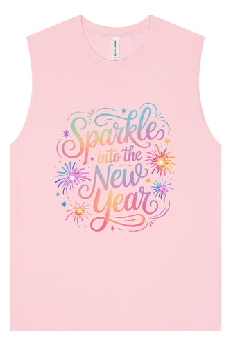 Sparkle into the New Year Muscle Tank