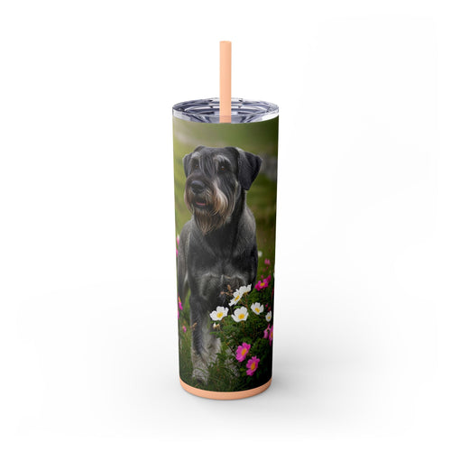 Skinny Tumbler with Straw – 20 oz Stainless Steel Cup