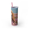 Skinny Tumbler with Straw – 20 oz Stainless Steel Cup
