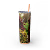 Skinny Tumbler with Straw – 20 oz Stainless Steel Cup