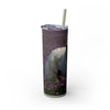 Skinny Tumbler with Straw – 20 oz Stainless Steel Cup