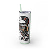 Skinny Tumbler with Straw – 20 oz Stainless Steel Cup