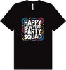 New Year Party Squad Adult Bella Canvas Shirt