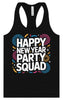 New Year Party Squad Women's Racerback Tank