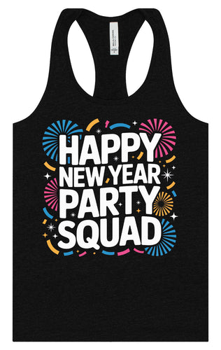 New Year Party Squad Women's Racerback Tank