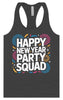 New Year Party Squad Women's Racerback Tank