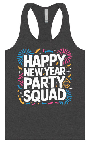 New Year Party Squad Women's Racerback Tank