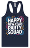 New Year Party Squad Women's Racerback Tank