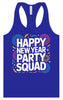 New Year Party Squad Women's Racerback Tank