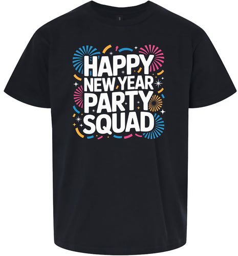 New Year Party Squad Children's Gildan Soft Shirt