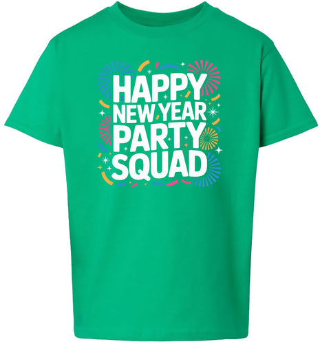 New Year Party Squad Children's Gildan Soft Shirt