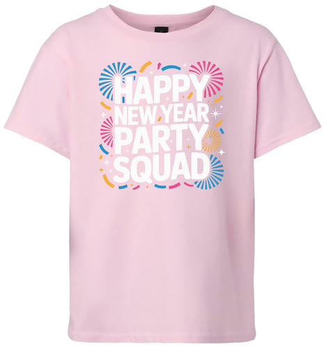 New Year Party Squad Children's Gildan Soft Shirt