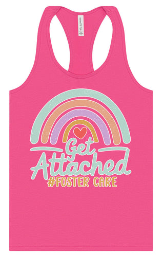 Get Attached Foster Care Women's Racerback Tank