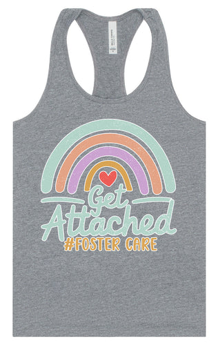 Get Attached Foster Care Women's Racerback Tank