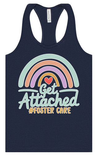 Get Attached Foster Care Women's Racerback Tank