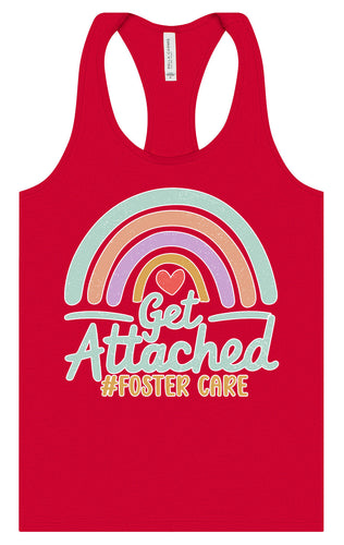 Get Attached Foster Care Women's Racerback Tank