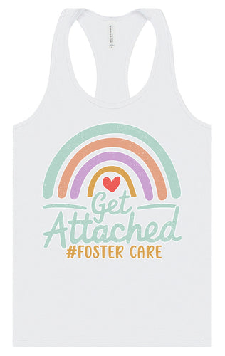 Get Attached Foster Care Women's Racerback Tank