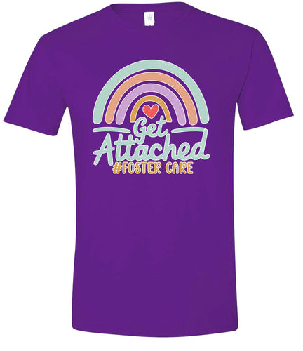 Get Attached Foster Care Adult Gildan Soft Shirt