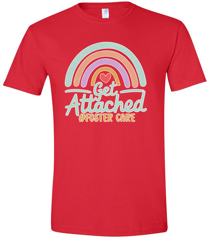 Get Attached Foster Care Adult Gildan Soft Shirt