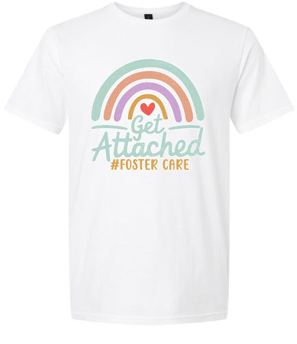 Get Attached Foster Care Adult Gildan Soft Shirt