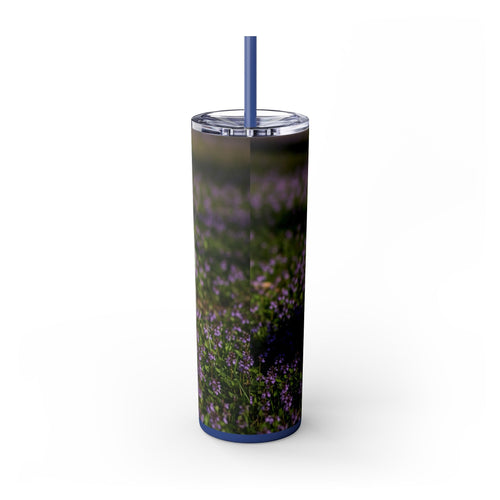 Skinny Tumbler with Straw – 20 oz Stainless Steel Cup