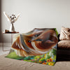 Sweatshirt Blanket – Plush Fleece Throw, 2 Size Options