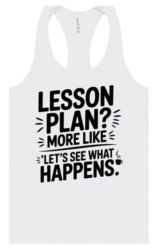 Lesson Plan - See What Happens Women's Racerback Tank