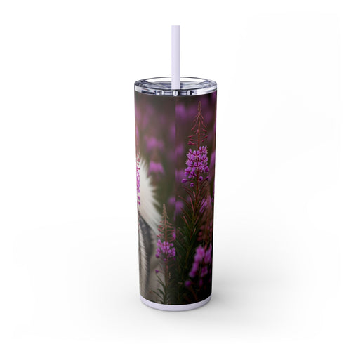 Skinny Tumbler with Straw – 20 oz Stainless Steel Cup