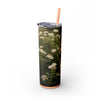 Skinny Tumbler with Straw – 20 oz Stainless Steel Cup