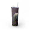 Skinny Tumbler with Straw – 20 oz Stainless Steel Cup