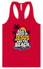 I Need Jesus and the Beach Women's Racerback Tank
