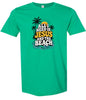 I Need Jesus and the Beach Adult Gildan Soft Shirt