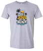 I Need Jesus and the Beach Adult Gildan Soft Shirt