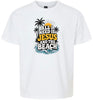 I Need Jesus and the Beach Children's Gildan Soft Shirt
