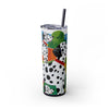 Skinny Tumbler with Straw – 20 oz Stainless Steel Cup