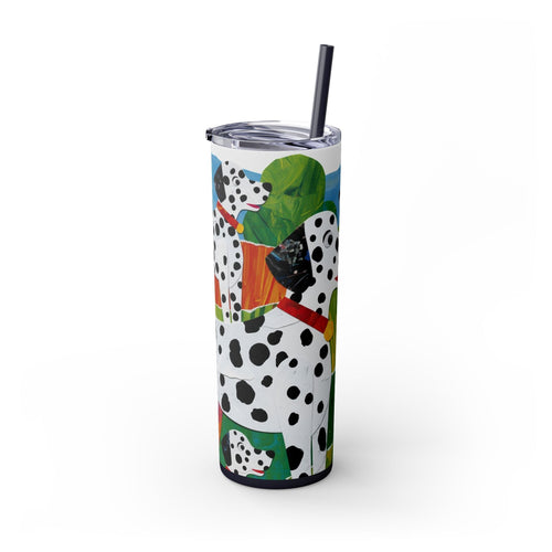 Skinny Tumbler with Straw – 20 oz Stainless Steel Cup