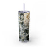 Skinny Tumbler with Straw – 20 oz Stainless Steel Cup
